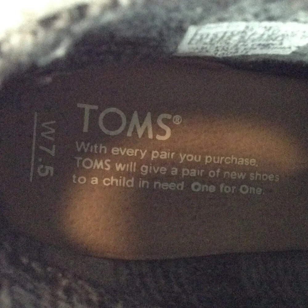 Tom's Grey Suede Wedge Boots, 